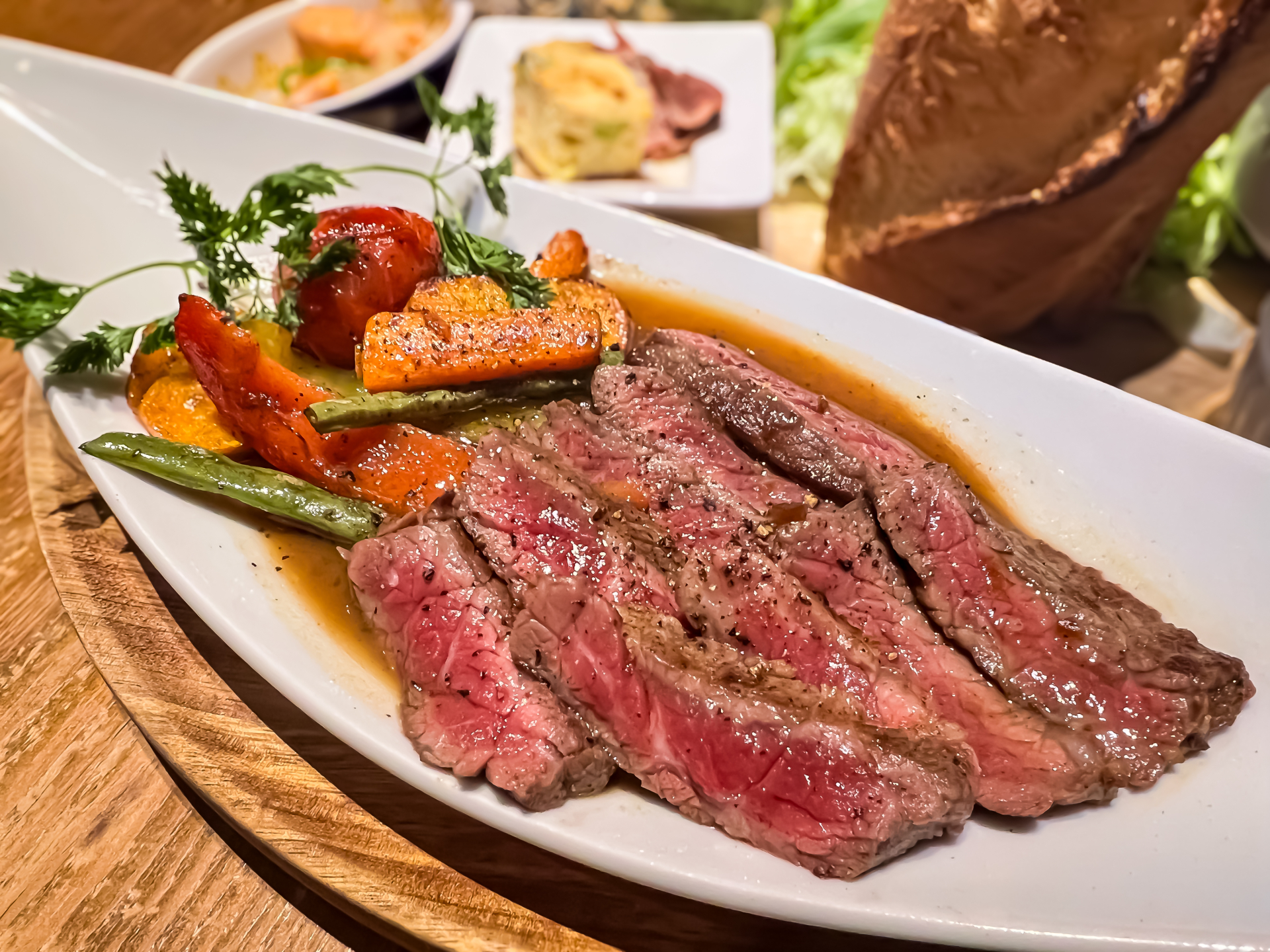 完成した料理